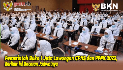 Pemerintah Buka 1 Juta Lowongan CPNS dan PPPK 2023, Berikut ini Bocoran Jadwalnya